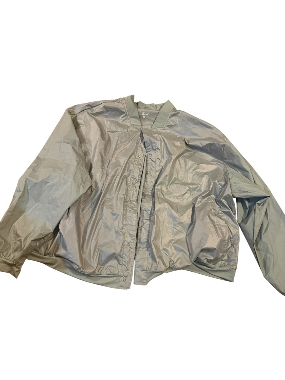 Nike Light Sage Nylon Bomber Jacket